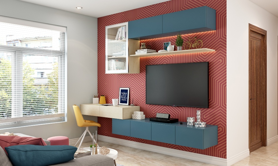 vibrant-living-room-interior-with-wall-mounted-tv-unit